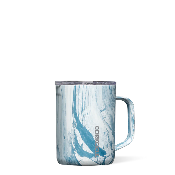 Corkcicle 16 oz Mug- Blue Marble