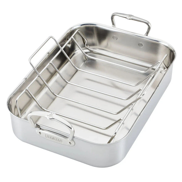 Hestan Stainless Small Roasting Pan with Rack  (NOW 20% OFF)