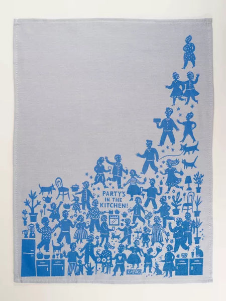 Blue Q Woven Towel- Party in the Kitchen