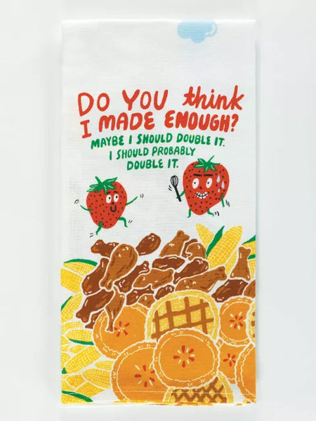 Blue Q Printed Towel- Double It