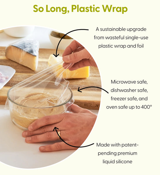 W&P Reusable Stretch Wrap Set of 3 Assorted Sizes