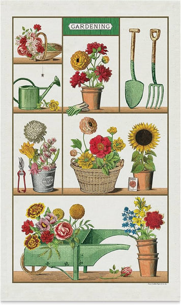 Cavallini & Co. Tea Towel - Gardening