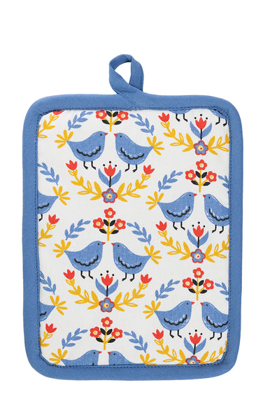 Mu Kitchen Potholder- Scandi Birds