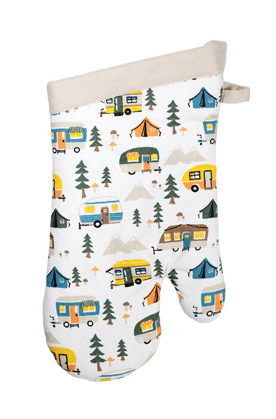 Mu Kitchen Oven Mitt- Happy Camper