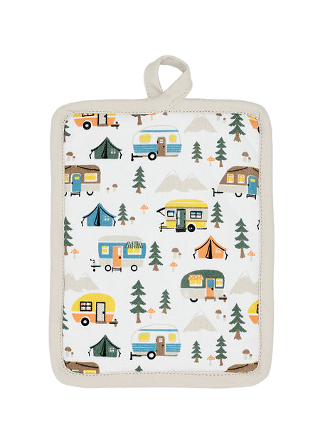Mu Kitchen Potholder- Happy Camper
