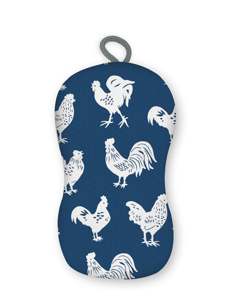 Mu Kitchen Scrub Sponge- Blue Rooster