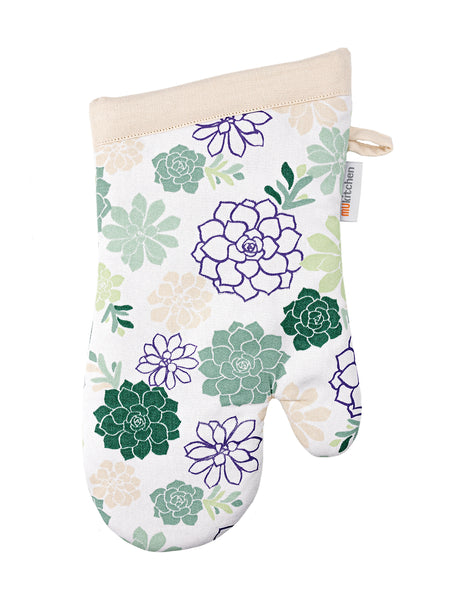 Mu Kitchen Oven Mitt- Succulents
