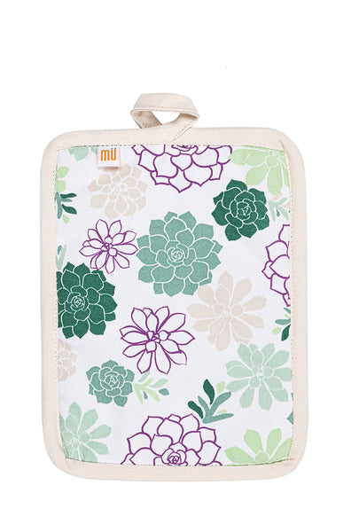 Mu Kitchen Potholder- Succulents