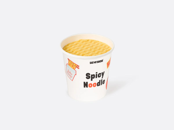 Eat My Socks- Spicy Noodles Cup Crew Socks (2 Pair)