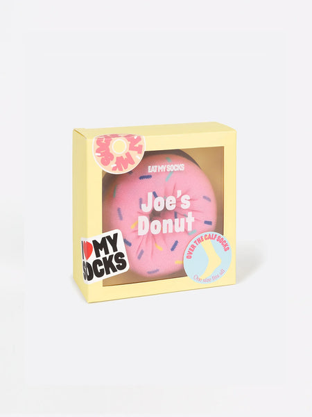 Eat My Socks- Strawberry Donut Crew Socks (1 Pair)