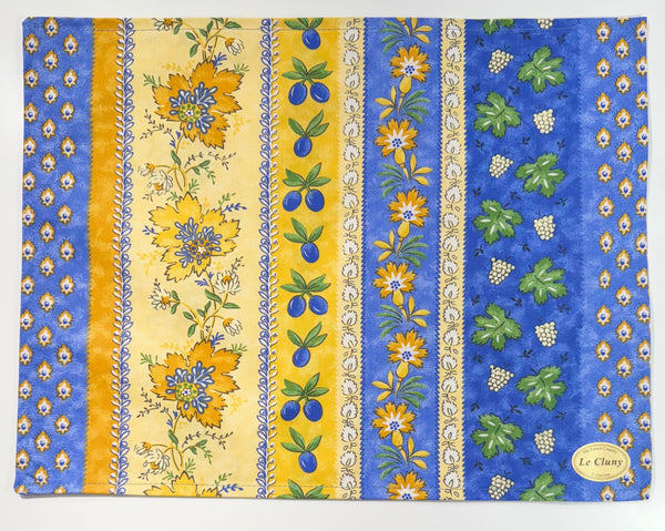 Le Cluny- Provence Monaco Blue Placemat