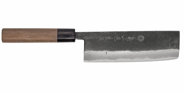 Kikuichi- KURO Kurouchi Carbon Steel 6.5" Nakiri