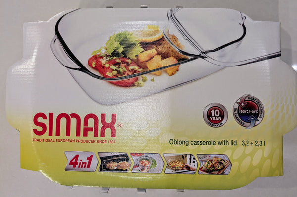 Simax - Rectangular Roaster W/Lid 3.3Qt