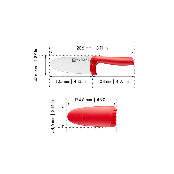 Zwilling - Twinny Chef's Knife - Red