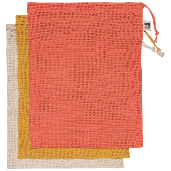 Now Designs Le Marche Produce Bags- Coral