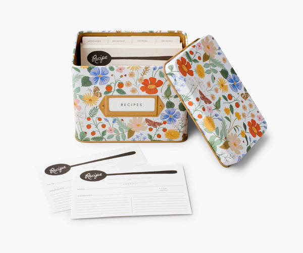 Rifle Paper Co. Recipe Box- Strawberry Fields