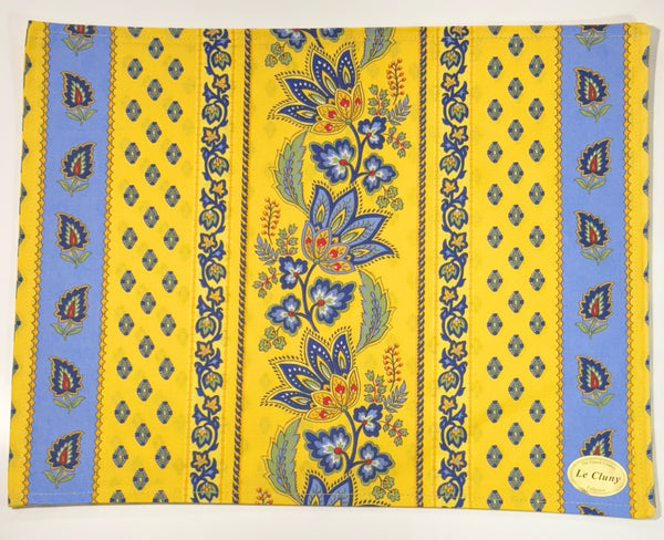 Le Cluny- Provence Lisa Yellow Placemat