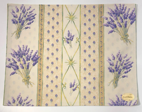Le Cluny- Provence Lavender Creme Placemat