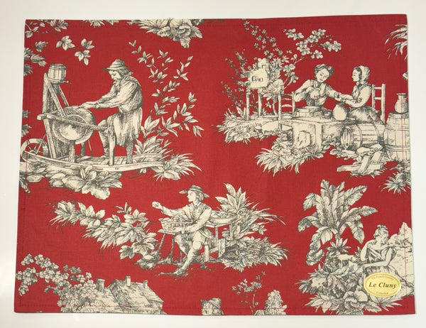 Le Cluny- Provence Villandry Red Placemat