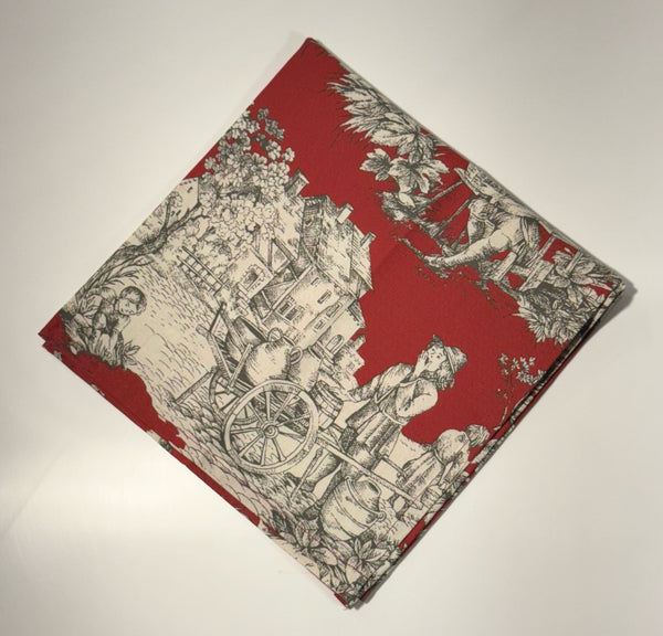 Le Cluny- Provence Villandry Red Napkin