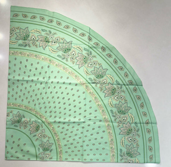 Le Cluny- Provence Lisa Pistachio Tablecloth (70" Round)