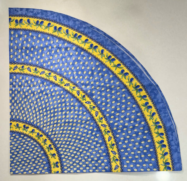 Le Cluny- Provence Monaco Blue Tablecloth (70" Round)