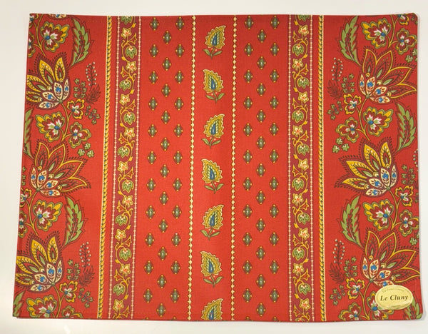 Le Cluny- Provence Lisa Red Placemat
