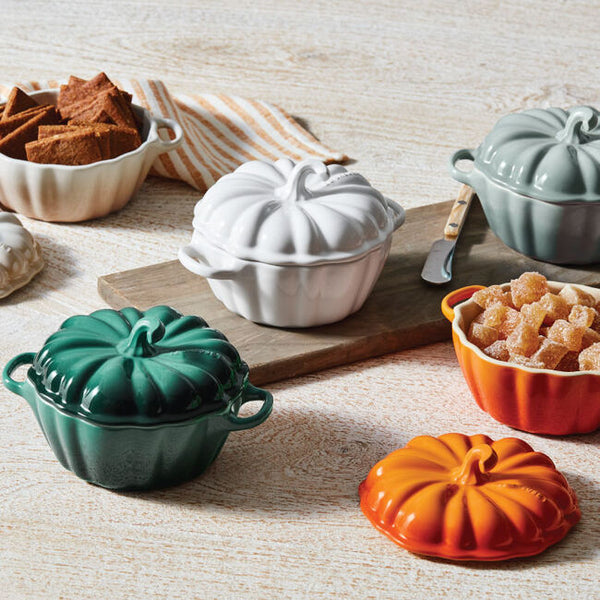Le Creuset Mini Pumpkin Cocotte - Persimmon