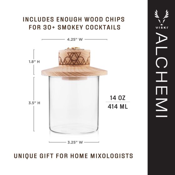Viski 4-piece Alchemi Single Serve Smoker Kit