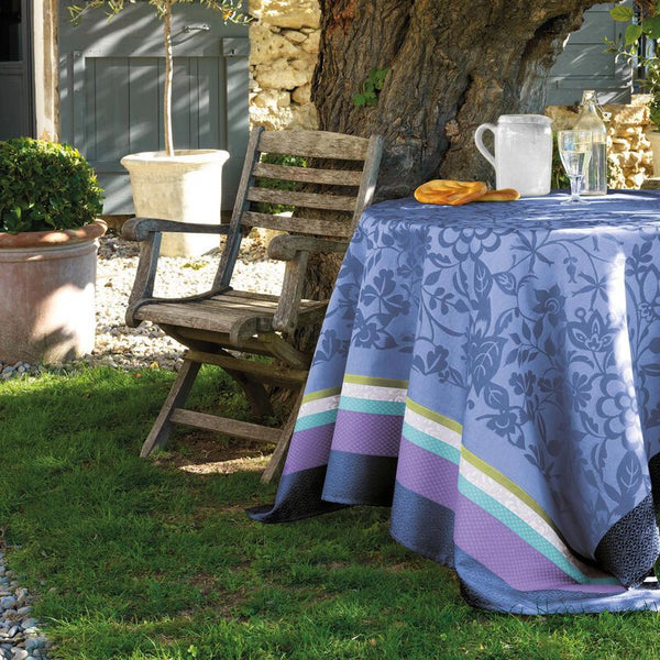 Le Jacquard Français- Provence Lavender Coated Cotton Tablecloth (69X126)