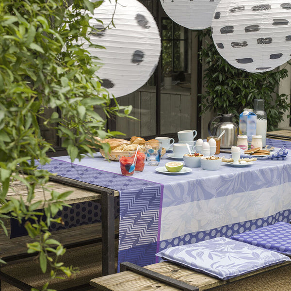 Le Jacquard Français- Natural Urbaine Electric Cotton Tablecloth (69X69)