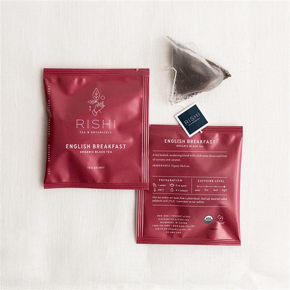 Rishi- Black Tea English Breakfast- Box of 15 Sachets