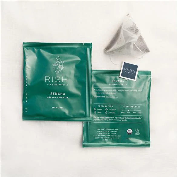 Rishi- Green Tea Sencha- Box of 15 Sachets