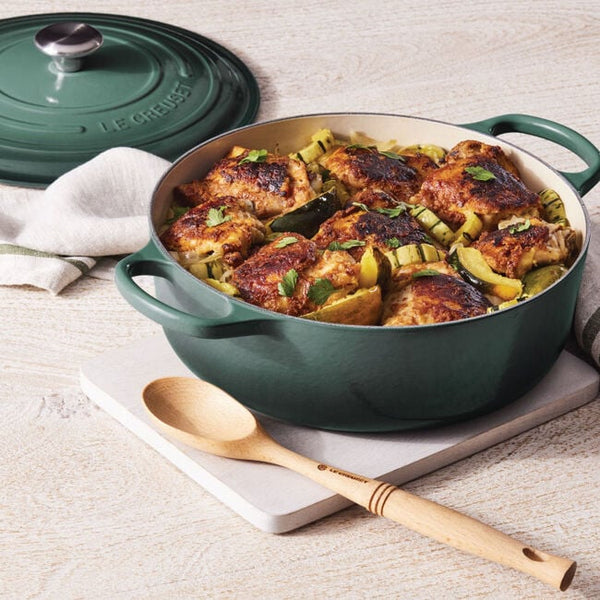 Le Creuset Wide 6.75 Qt Round Oven - Flame (PROMO)