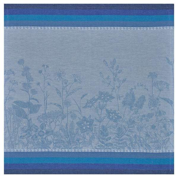 Le Jacquard Français- Bucolique Blue Linen Napkin (23" Sq, Set of 4)