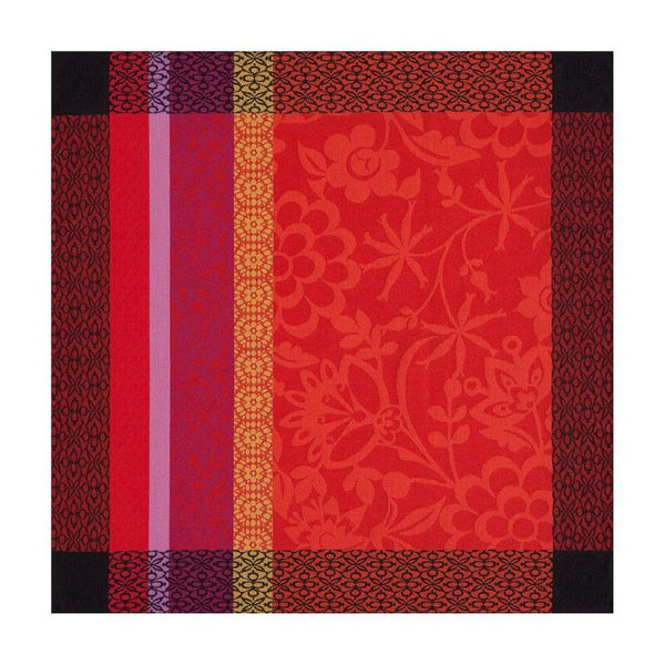 Le Jacquard Français- Provence Strawberry Coated Cotton Napkin (23" Sq, Set of 4)