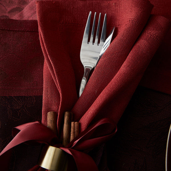 Le Jacquard Français- Tivoli Velvet Linen Napkin (20" Sq, Set of 4)