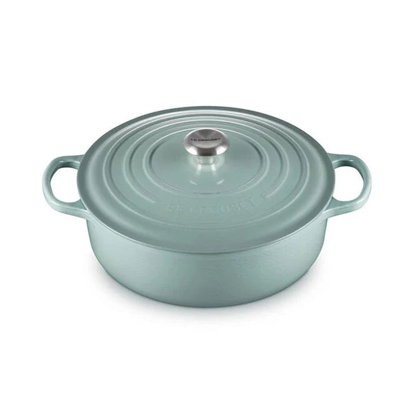 Le Creuset Wide 6.75 Qt Round Oven - Sea Salt (PROMO)