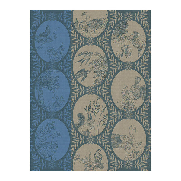 Le Jacquard Français- Josephine Blue Cotton Tea Towel