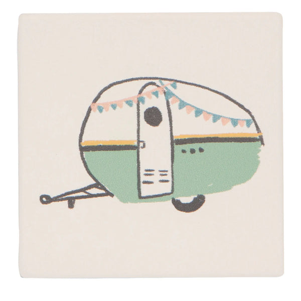 Now Designs Soak Up Coasters- Happy Camper