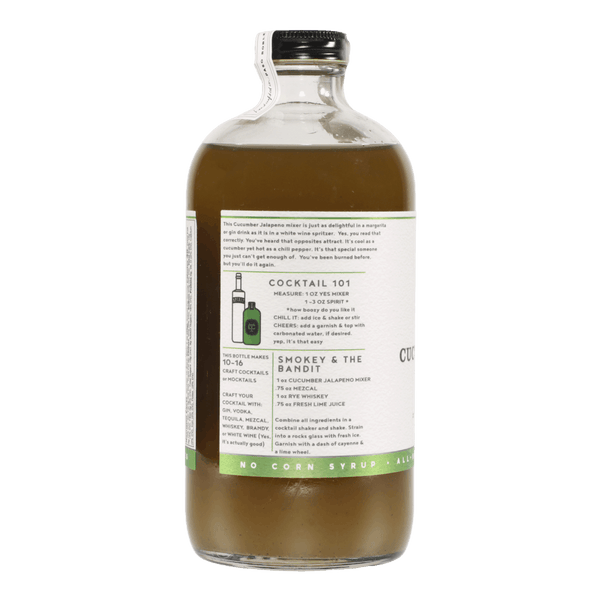 Yes Cocktail Co. - Cucumber & Jalapeno Cocktail Mixer