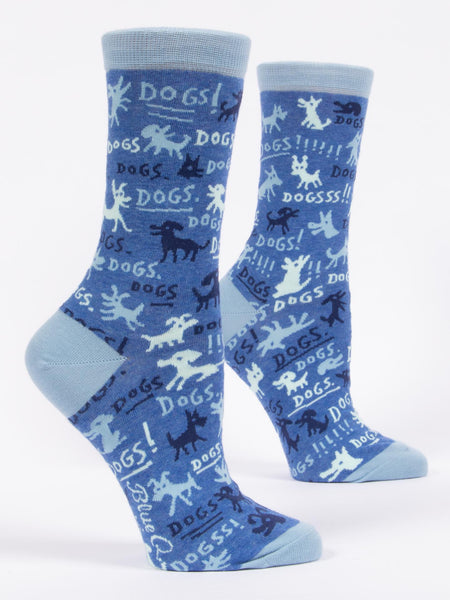 Blue Q Women's Crew Socks - Dogs!