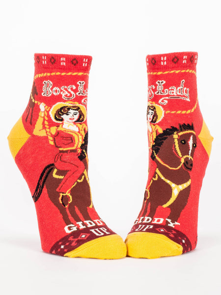 Blue Q Women's Ankle Socks - Boss Lady