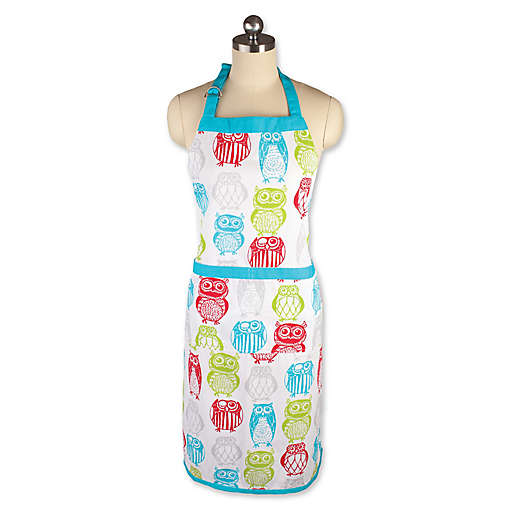 MU Kitchen- Apron- Happy Owls