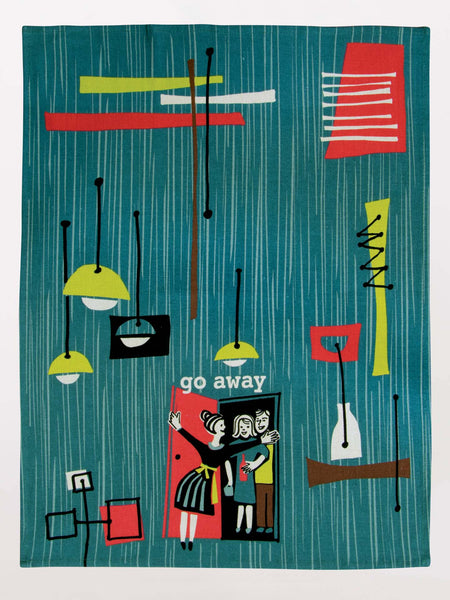 BlueQ Printed Dish Towel - Go Away