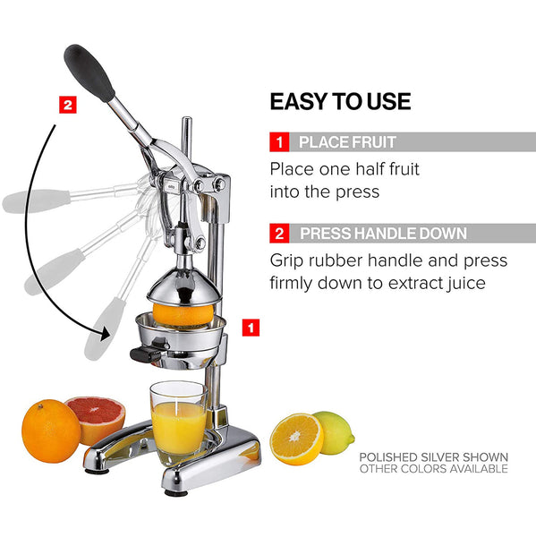 Cilio Silver Citrus Press