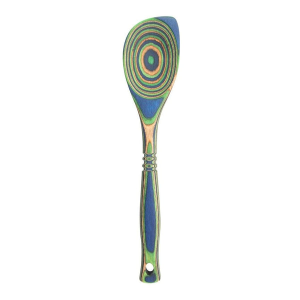 Island Bamboo Corner Spoon - Peacock