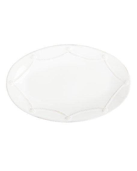 Juliska Berry & Thread Medium Oval Platter - White