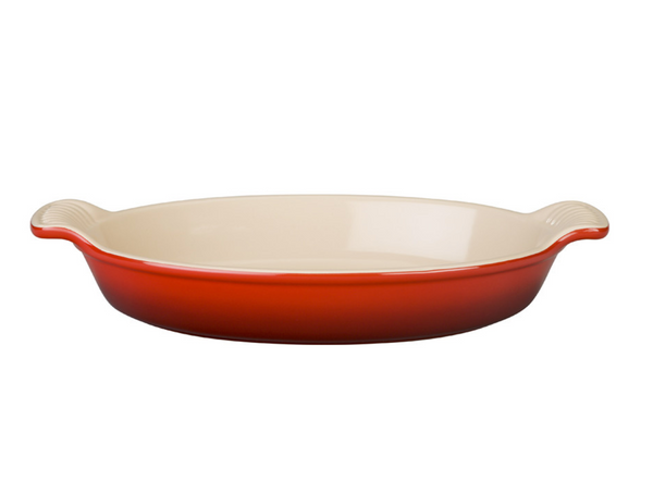 Le Creuset - 1 Qt. Heritage Au Gratin Dish  - Cerise