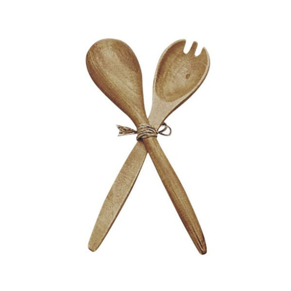 Pacific Merchants Serving Fork & Spoon - 12"